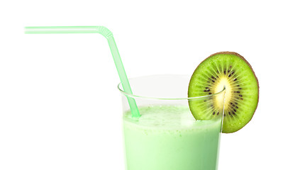 Image showing Kiwi milk shake