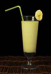 Image showing Banana milk shake