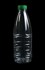 Image showing Empty transparent plastic bottle