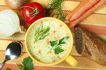 Image showing Chicken Cream Soup