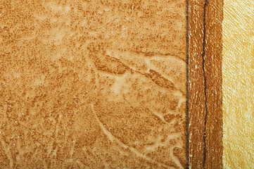 Image showing Brown wallpaper texture