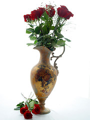 Image showing Bouquet of a Red Roses