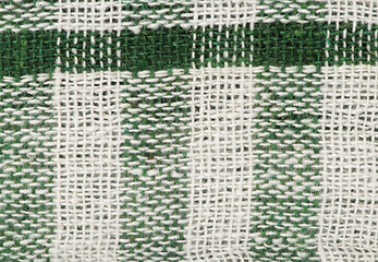 Image showing Plaid tea towel