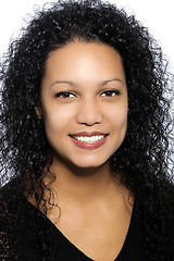 Image showing Curly hair woman