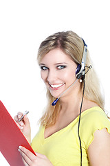 Image showing Call center agent