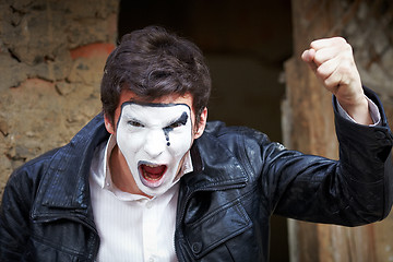 Image showing Portrait of a Man ??mime.