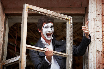 Image showing Portrait of a Man ??mime.