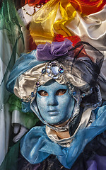 Image showing Blue Venetian Mask