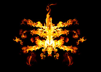 Image showing Devil's fire mask