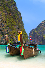 Image showing Beautiful bay of Phi Phi island Thailand