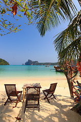 Image showing Beautiful bay of Phi Phi island Thailand