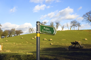 Image showing Public Footpath