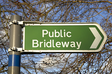 Image showing Public Bridleway