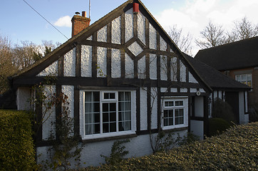 Image showing Tudor style bungalow