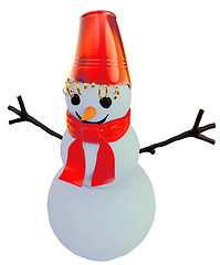 Image showing smilling snowman