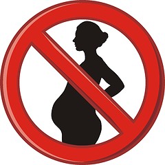 Image showing Danger for pregnant women
