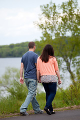 Image showing Couple Taking a Walk