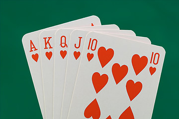 Image showing Poker hand