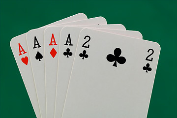 Image showing Poker hand