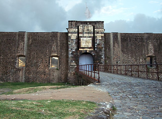 Image showing fortress in Guadeloupe