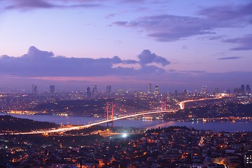 Image showing Istanbul Turkey Bosporus Bridge