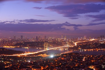 Image showing Istanbul Turkey Bosporus Bridge