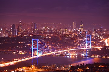 Image showing Istanbul Turkey Bosporus Bridge