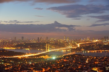 Image showing Istanbul Turkey Bosporus Bridge