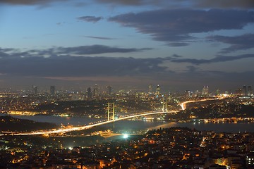 Image showing Istanbul Turkey Bosporus Bridge