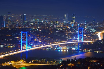 Image showing Istanbul Turkey Bosporus Bridge