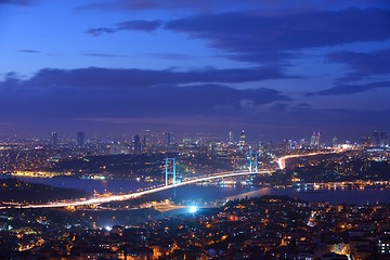 Image showing Istanbul Turkey Bosporus Bridge