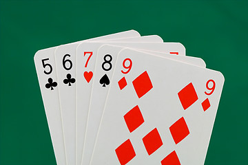 Image showing Poker hand