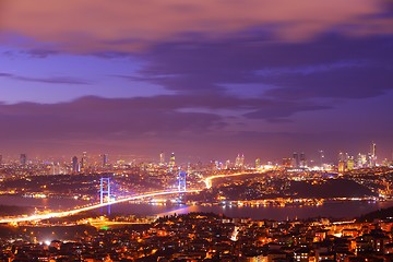 Image showing Istanbul Turkey Bosporus Bridge