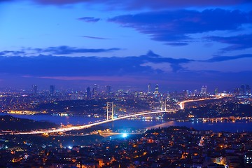 Image showing Istanbul Turkey Bosporus Bridge