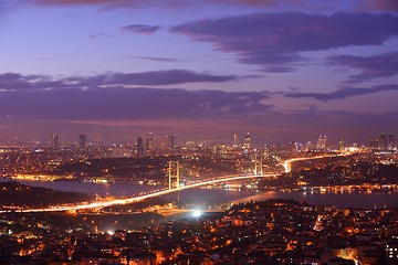 Image showing Istanbul Turkey Bosporus Bridge