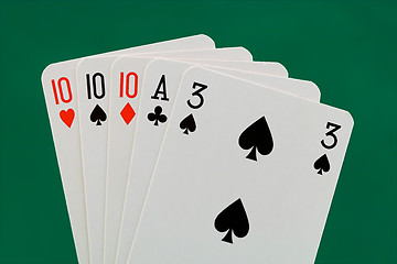 Image showing Poker hand