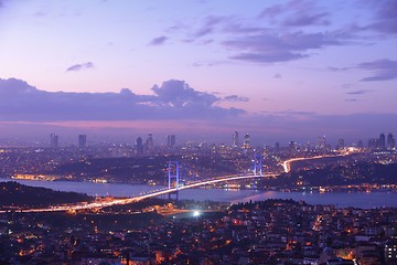 Image showing Istanbul Turkey Bosporus Bridge