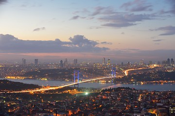 Image showing Istanbul Turkey Bosporus Bridge