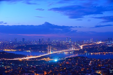 Image showing Istanbul Turkey Bosporus Bridge