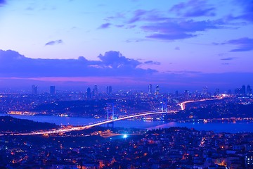 Image showing Istanbul Turkey Bosporus Bridge