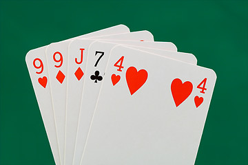 Image showing Poker hand