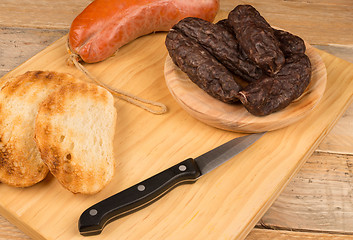 Image showing Sobrasada and morcilla