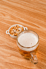 Image showing Beer on bar counter