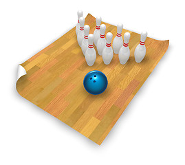 Image showing bowling