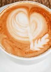 Image showing Deliicous coffee closeup