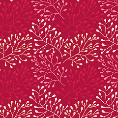 Image showing Floral seamless pattern.