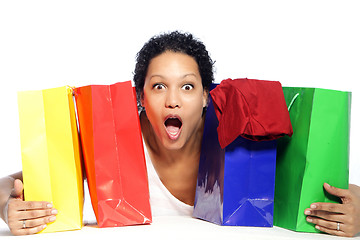 Image showing Shocked woman