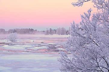 Image showing River in winter