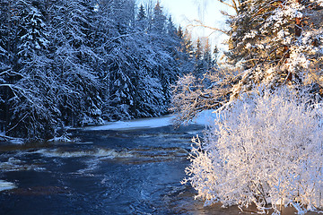 Image showing River in winter