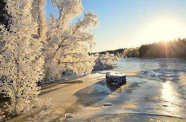 Image showing River in winter